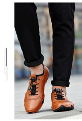 Classic Comfortable Men Casual Shoes Loafers Men Shoes Genuine Leather Shoes Men Flats Hot Sale Soft Leather Moccasins Shoes
