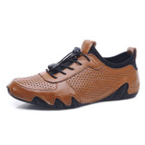 Classic Comfortable Men Casual Shoes Loafers Men Shoes Genuine Leather Shoes Men Flats Hot Sale Soft Leather Moccasins Shoes