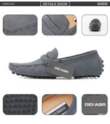 DEKABR Size 49 Men Casual Shoes Fashion Men Shoes Genuine Leather Men Loafers Moccasins Slip On Men's Flats Male Driving Shoes