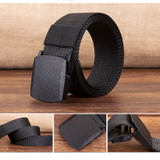 Military Men Belt 2018 Army Belts Adjustable Belt Men Outdoor Travel Tactical Waist Belt with Plastic Buckle for Pants 120cm