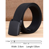 Military Men Belt 2018 Army Belts Adjustable Belt Men Outdoor Travel Tactical Waist Belt with Plastic Buckle for Pants 120cm