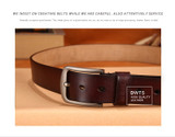 [DWTS]men's belt leather belt men male genuine leather strap luxury pin buckle fancy vintage jeans cintos masculinos