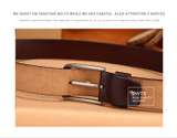[DWTS]men's belt leather belt men male genuine leather strap luxury pin buckle fancy vintage jeans cintos masculinos