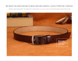 [DWTS]men's belt leather belt men male genuine leather strap luxury pin buckle fancy vintage jeans cintos masculinos