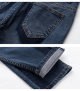 2019 LEIJIJEANS all season Plus Size Shadow boyfriend Bleached women jeans Mid Waist Full Length Loose Straight Jeans For Women