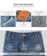 LEIJIJEANS Spring Plus Size Fashion Ripped Hole Bleached Mid Waist Ankle Length Vintage Stretch Loose Harem Women Jeans