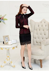 2018 Autumn Winter Fashion Lace Blouse Long Sleeve Slim Floral Lace Shirt Womens Tops and blouses Elegant Plus Size Tops 801G 25 2018 Autumn Winter Fashion Lace Blouse Long Sleeve Slim Floral Lace Shirt Womens Tops and blouses Elegant Plus Size Tops 801G 25