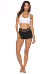 CHRLEISURE High Waist Women Shorts Booty Summer Sexy Shorts Hot Black Mini Lace Vintage Skinny Short Women