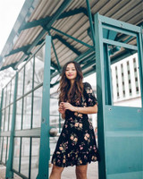 Women Mini Boho Floral Dress Summer Beach Short Sleeve V neck Evening Party bohemian beach dress 2018 Summer style