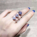 [MeiBaPJ Glittering Natural Moissanite Gemstone Classic Simple 6 Claws Ring for Girl 925 Sterling Silver Fine Wedding Jewelry [MeiBaPJ Glittering Natural Moissanite Gemstone Classic Simple 6 Claws Ring for Girl 925 Sterling Silver Fine Wedding Jewelry
