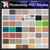 Photoshop PSD Landscape Paving Blocks