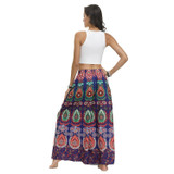New Ethnic Style Casual All-match Wide-leg Pants with Waist Loose Pants