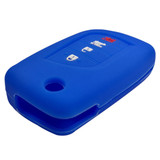 Silicone Protective 4 Button *Flip/Switchblade* Key Fob Remote Skin Cover Case Jacket for Toyota Camry, Corolla [SKU: TOYS4E]