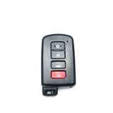 Silicone 4 Button Smart Key Fob Remote Skin Cover Case Jacket for Toyota Camry, Avalon, Corolla, Highlander [SKU: TOYS4D]