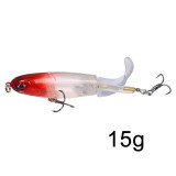 GOBYGO 1PCS Whopper Popper 10cm/14cm Fishing Lure Artificial Bait Hard Plopper Soft Rotating Tail Fishing Tackle Geer Pesca