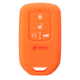 Silicone Protective Rubber 5 Button Car Smart Key Fob Remote Cover Case Jacket Skin for Honda [SKU: HONS5A]