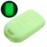 Silicone Protective Rubber 5 Button Car Smart Key Fob Remote Cover Case Jacket Skin for Honda [SKU: HONS5A]