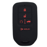 Silicone Protective Rubber 5 Button Car Smart Key Fob Remote Cover Case Jacket Skin for Honda [SKU: HONS5A]