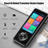 Language Translator Device, Portable Voice Translator All Languages 108+ Countries WiFi/Hotspot/Offline Two Way Instant Voice Translator 3.0 Inch Touch Screen