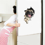 Original Cute Sticker! Funny Pug! For Fridge, Toilet, Door Etc.....