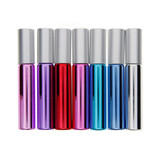 1PCS 10ml Glass Bottle Roll On Empty Fragrance Perfume Essential Oil Bottles With Stainless Steel Roller Ball Container #246891