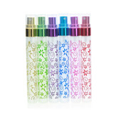 6pcs/lot 5ml/8ml/10ml Portable Empty Perfume Atomizer Water Spray Bottle Travel Refillable Bottles Cosmetic Containers #230849