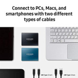 Samsung T5 Portable SSD 1TB USB 3.1 TYPE-C Black (MU-PA1T0B/WW)