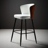 Nordic Modern Minimalist High PU Bar Stools