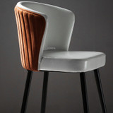 Nordic Modern Minimalist High PU Bar Stools