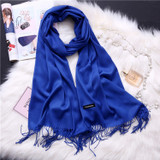 Wholesale fashion scarf pashmina cashmere women shawl custom