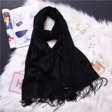 Wholesale fashion scarf pashmina cashmere women shawl custom