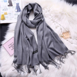 Wholesale fashion scarf pashmina cashmere women shawl custom