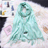 Wholesale fashion scarf pashmina cashmere women shawl custom