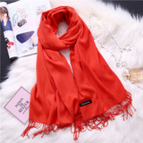 Wholesale fashion scarf pashmina cashmere women shawl custom