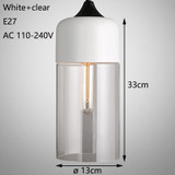 Nordic Modern loft hanging Glass Pendant Lamp Fixtures E27 E26 LED Pendant lights for Kitchen Restaurant Bar living room bedroom Nordic Modern loft hanging Glass Pendant Lamp Fixtures E27 E26 LED Pendant lights for Kitchen Restaurant Bar living room bedroom