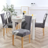Dining Chair Cover Spandex Elastic Pastoral Print Modern Slipcovers
