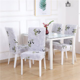 Dining Chair Cover Spandex Elastic Pastoral Print Modern Slipcovers