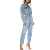 Manufacturer OEM Latest Design Ladies Jeans Jumpsuits Rompers Womens