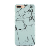 White Glossy Marble Case (Half Warp) for iPhone 8 Plus / 7 Plus