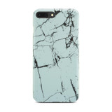 White Glossy Marble Case (Half Warp) for iPhone 8 Plus / 7 Plus