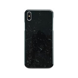 Black Glossy Marble Case for iPhone X