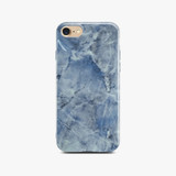 Blue Glossy Marble Case for iPhone 8 / 7