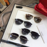01124Round Frame Gradient Sunglasses
