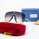 1128Rimless Gradient Sunglasses