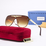 1118Round Frame Gradient Sunglasses