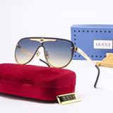 1118Round Frame Gradient Sunglasses