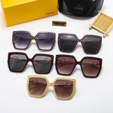1124Square Gradient Sunglasses