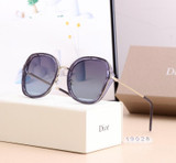 19028Round Frame Gradient Sunglasses