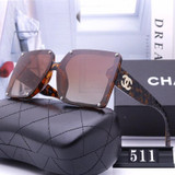 5 Colors Grid Lens Frame Polarized Sunglasses