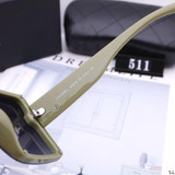 5 Colors Grid Lens Frame Polarized Sunglasses